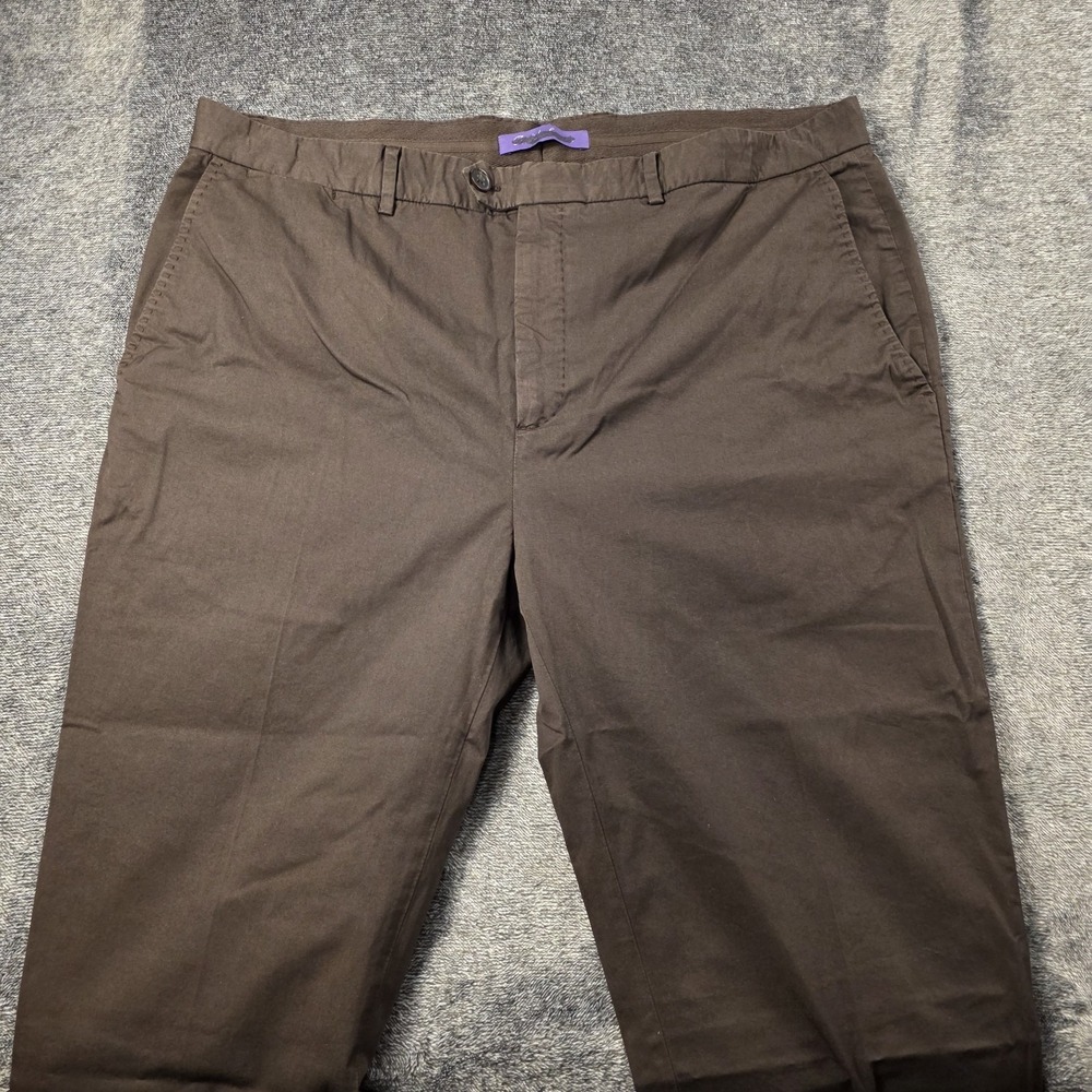 Ralph Lauren Purple Label Slim Fit Stretch Chino Pants Mens 40 Brown $495